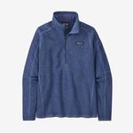 PATAGONIA WOMEN'S BETTER SWEATER 1/4 ZIP: CUBL CURRENT BLUE